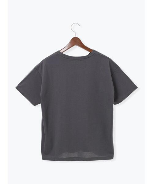 Te chichi（テチチ）の「デザインロゴプリントTシャツ《2025summer catalog item》（Tシャツ/カットソー・レディース・ブラック/チャコールグレー/シルバー・F）」の20枚目の写真