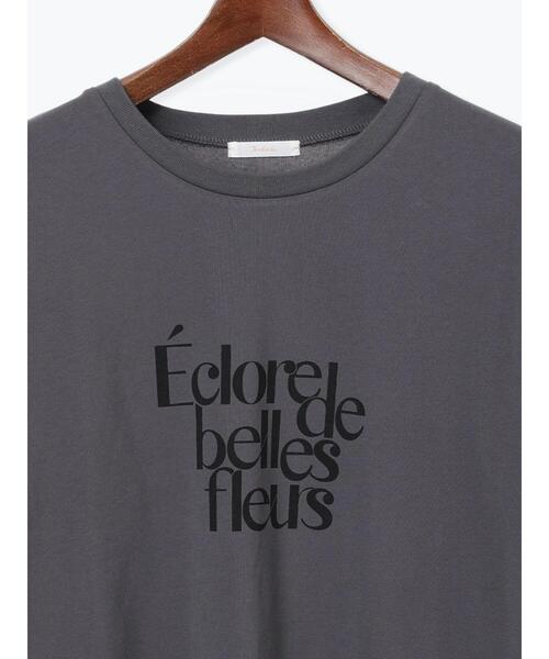 Te chichi（テチチ）の「デザインロゴプリントTシャツ《2025summer catalog item》（Tシャツ/カットソー・レディース・ブラック/チャコールグレー/シルバー・F）」の21枚目の写真