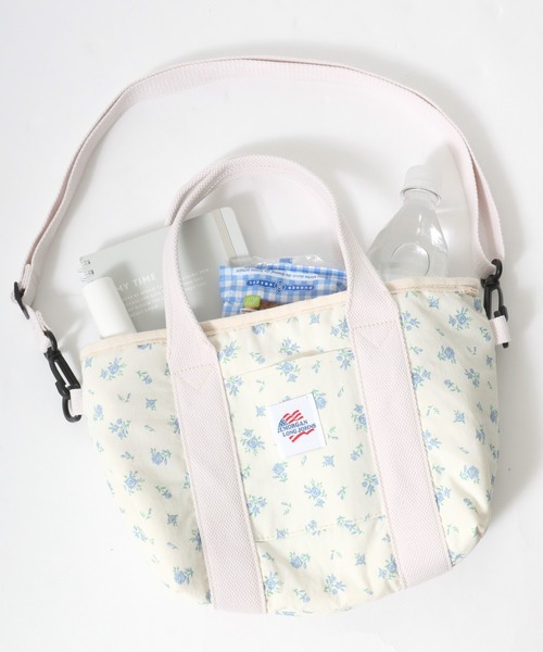 JEMORGAN（ジェーイーモーガン）の「JEMORGAN（ジェーイーモーガン）花柄ミニトートバッグ ショルダーバッグにもなる2Wayタイプ（トートバッグ・レディース・ホワイト系/ホワイト系1/ホワイト系2・FREE）」の8枚目の写真