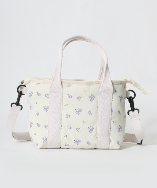 JEMORGAN（ジェーイーモーガン）の「JEMORGAN（ジェーイーモーガン）花柄ミニトートバッグ ショルダーバッグにもなる2Wayタイプ（トートバッグ・レディース・ホワイト系/ホワイト系1/ホワイト系2・FREE）」の14枚目の写真