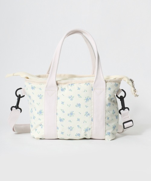 JEMORGAN（ジェーイーモーガン）の「JEMORGAN（ジェーイーモーガン）花柄ミニトートバッグ ショルダーバッグにもなる2Wayタイプ（トートバッグ・レディース・ホワイト系/ホワイト系1/ホワイト系2・FREE）」の10枚目の写真