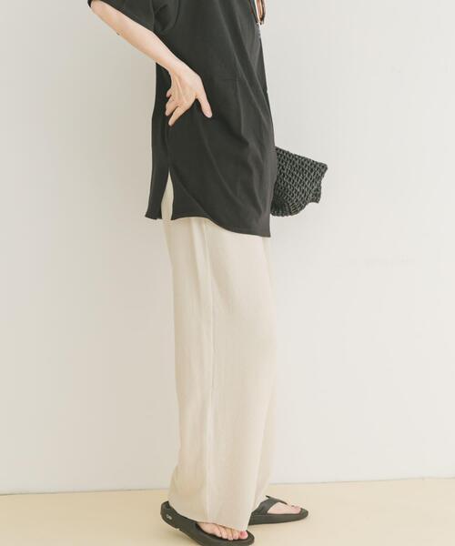 ITEMS URBANRESEARCH（アイテムズ アーバンリサーチ）の「カットイージーパンツ（その他パンツ・レディース・ホワイト系その他/イエロー/グレー・FREE）」の21枚目の写真