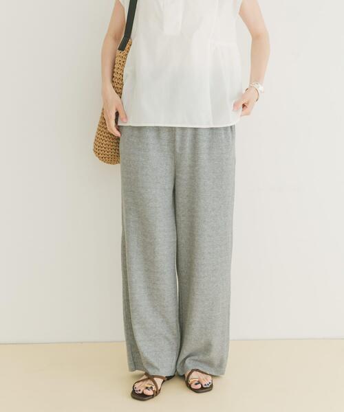 ITEMS URBANRESEARCH（アイテムズ アーバンリサーチ）の「カットイージーパンツ（その他パンツ・レディース・ホワイト系その他/イエロー/グレー・FREE）」の10枚目の写真