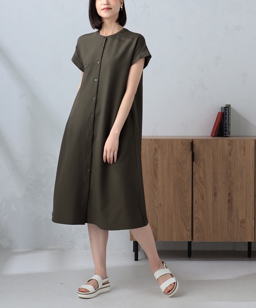 GALLORIA（ギャローリア）の「はっ水　サッカーワンピース（ワンピース・レディース・カーキ/ブラック・LL/L/M/S）」の2枚目の写真