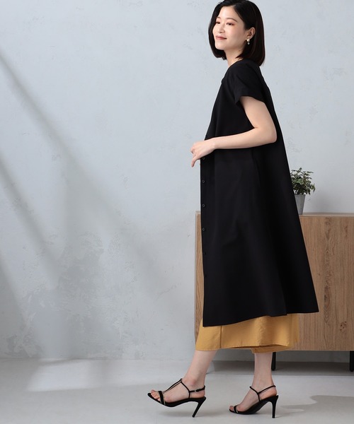 GALLORIA（ギャローリア）の「はっ水　サッカーワンピース（ワンピース・レディース・カーキ/ブラック・LL/L/M/S）」の3枚目の写真