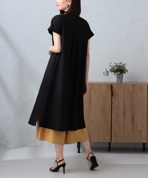 GALLORIA（ギャローリア）の「はっ水　サッカーワンピース（ワンピース・レディース・カーキ/ブラック・LL/L/M/S）」の4枚目の写真