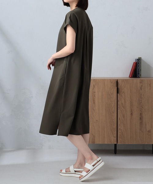 GALLORIA（ギャローリア）の「はっ水　サッカーワンピース（ワンピース・レディース・カーキ/ブラック・LL/L/M/S）」の8枚目の写真