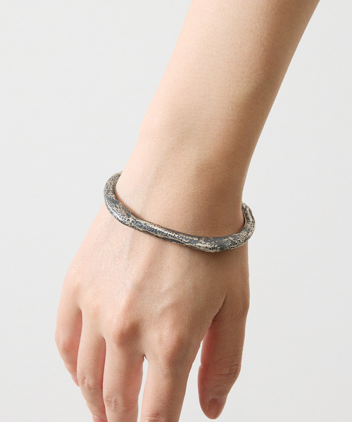 GILD ギルド / Flat top atypical bangle シルバー925フラット