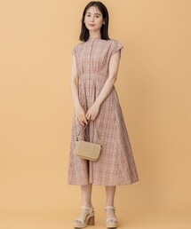 ラメシアーチェック ワンピース