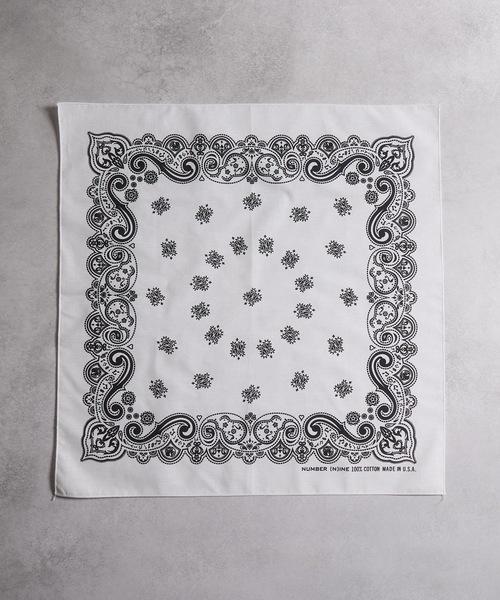 PAISLEY PRINTED BANDANA MADE IN USA / ペイズリー プリント