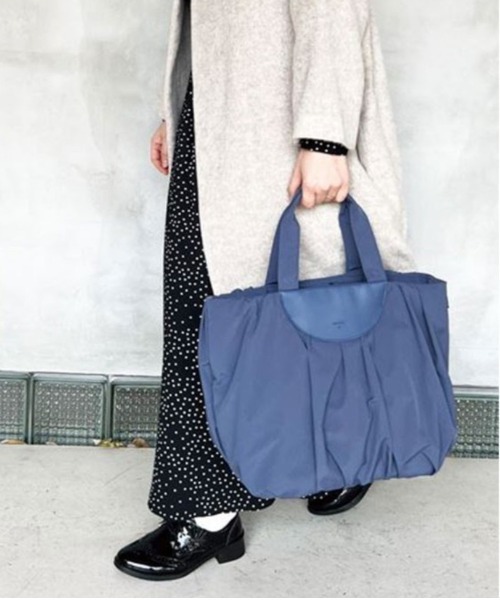ROOTOTE(ルートート)の「SC.ミディアム.パンプキン-A(トートバッグ・レディース・グレイッシュベージュ/ブラック/ブルーグレー/ホワイト系その他/カーキ・FREE)」の6枚目の写真