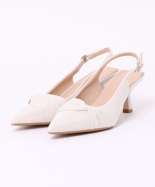 aimoha（アイモハ）の「ギャザーリボンパンプス (SS)（パンプス・レディース・ピンク/ブラック/ホワイト・23.5cm/24.5cm/23.0cm/24.0cm）」の6枚目の写真