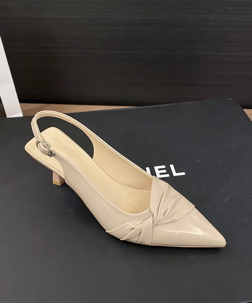aimoha（アイモハ）の「ギャザーリボンパンプス (SS)（パンプス・レディース・ピンク/ブラック/ホワイト・23.5cm/24.5cm/23.0cm/24.0cm）」の13枚目の写真