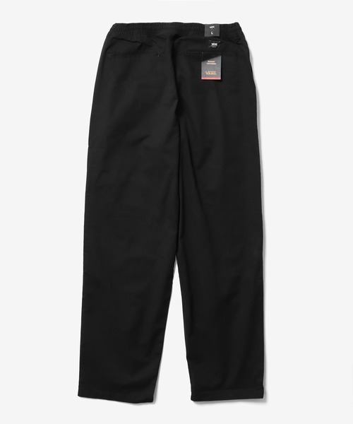 VANS（バンズ）の「VANS/ヴァンズ M RANGE BAGGY TAPERED ELASTIC WAIST PANT バギーテーパードパンツ（チノパンツ・レディース・ブラック・M）」の3枚目の写真
