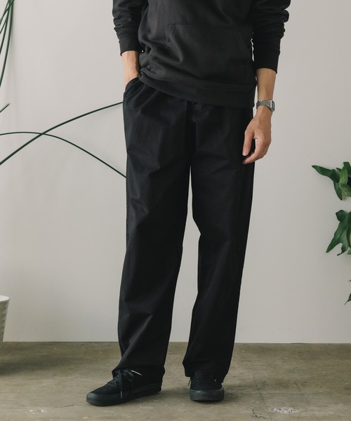 VANS（バンズ）の「VANS/ヴァンズ M RANGE BAGGY TAPERED ELASTIC WAIST PANT バギーテーパードパンツ（チノパンツ・レディース・ブラック・M）」の11枚目の写真