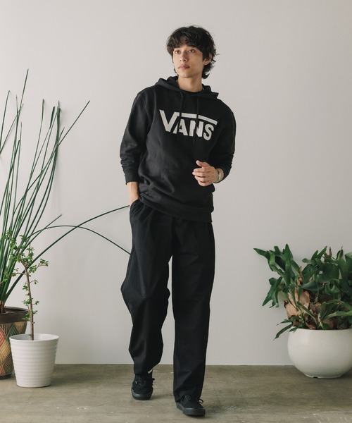 VANS（バンズ）の「VANS/ヴァンズ M RANGE BAGGY TAPERED ELASTIC WAIST PANT バギーテーパードパンツ（チノパンツ・レディース・ブラック・M）」の15枚目の写真