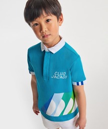 jacadi（ジャカディ）の「プリント入り半袖ポロシャツ（Tシャツ/カットソー）」