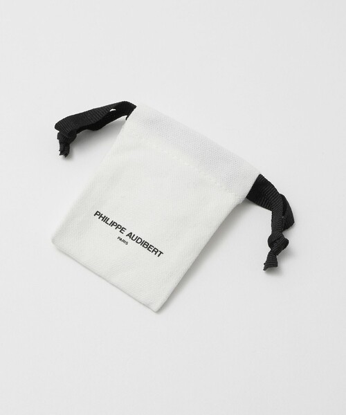 Philippe Audibertパール付きピアス PAロゴ PHILIPPE AUDIBERT ピアス 「PHILIPPE AUDIBERT/フィリップ