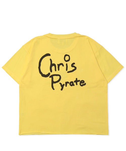 Chris Pyrate（クリスパイレート ）の「CHRIS PYRATE TOKYO LIMITED EDITION EMBROIDERED BOX LOGO TEE（Tシャツ/カットソー・メンズ・イエロー系その他・XS/S/M/L）」の3枚目の写真