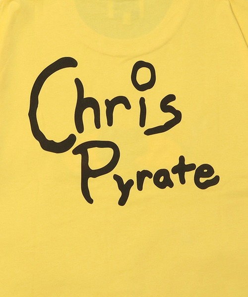 Chris Pyrate（クリスパイレート ）の「CHRIS PYRATE TOKYO LIMITED EDITION EMBROIDERED BOX LOGO TEE（Tシャツ/カットソー・メンズ・イエロー系その他・XS/S/M/L）」の4枚目の写真