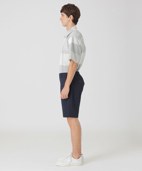 BLACK LABEL CRESTBRIDGE（ブラックレーベル・クレストブリッジ）の「コードレーンイージーショートパンツ（その他パンツ・メンズ・オフホワイト/ネイビー・S/M/L/XL）」の13枚目の写真