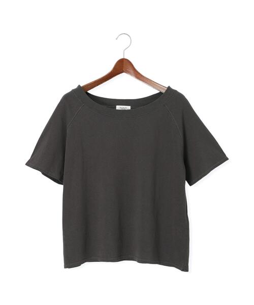 Te chichi TERRASSE(テチチテラス)の「ピグメント加工ボートネックTシャツ(Tシャツ/カットソー・レディース・ピンク/オフホワイト/チャコールグレー・F)」の11枚目の写真