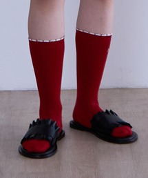MADULI フリルレザーサンダル