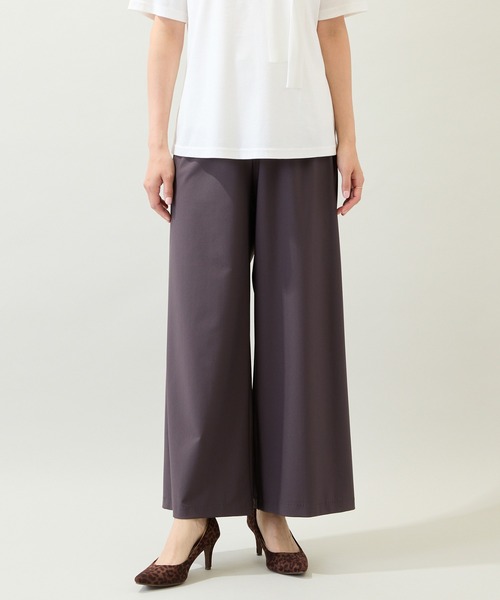 ローズティアラ（Rose Tiara）/【接触冷感/UVカット/抗菌/防臭】イージーワイドパンツ セール】【接触冷感/UVカット/抗菌/防臭】イージーワイドパンツ