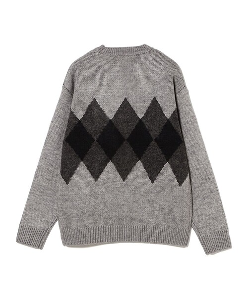 B:MING by BEAMS（ビーミングバイビームス）の「5ゲージ アーガイル ニット（ユニセックス）（ニット/セーター・メンズ・ブラウン/グレー・XL/L/M/S）」の11枚目の写真