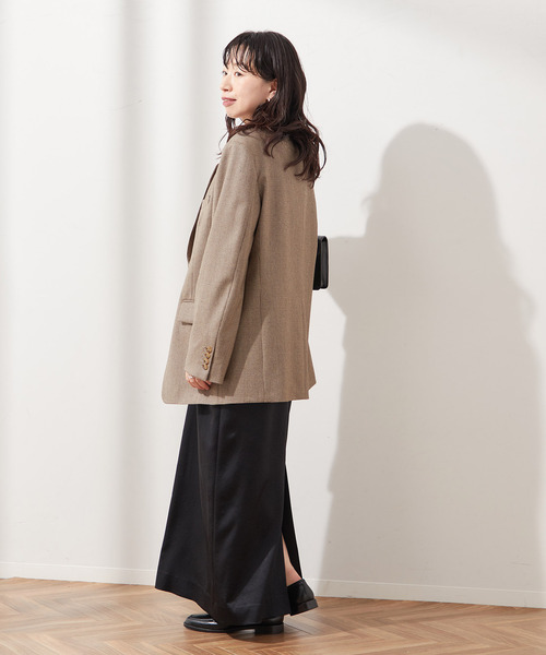 journal standard L'essage(ジャーナルスタンダードレサージュ)の「サテンタンクワンピース(ワンピース・レディース・ブラック/ブラウン・FREE)」の21枚目の写真