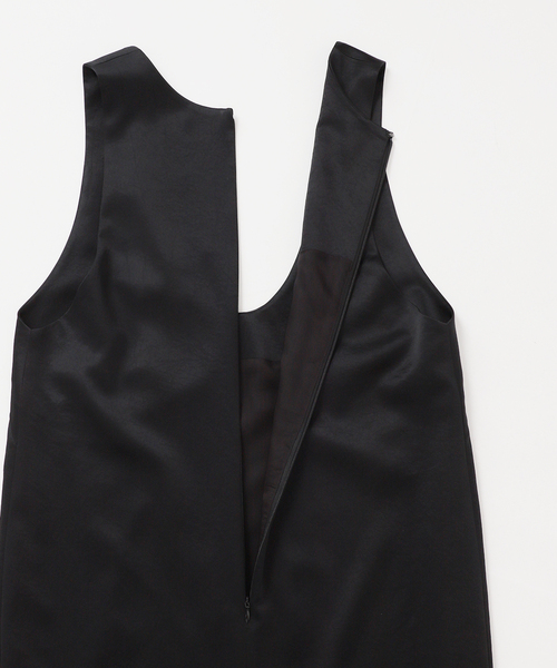 journal standard L'essage(ジャーナルスタンダードレサージュ)の「サテンタンクワンピース(ワンピース・レディース・ブラック/ブラウン・FREE)」の19枚目の写真