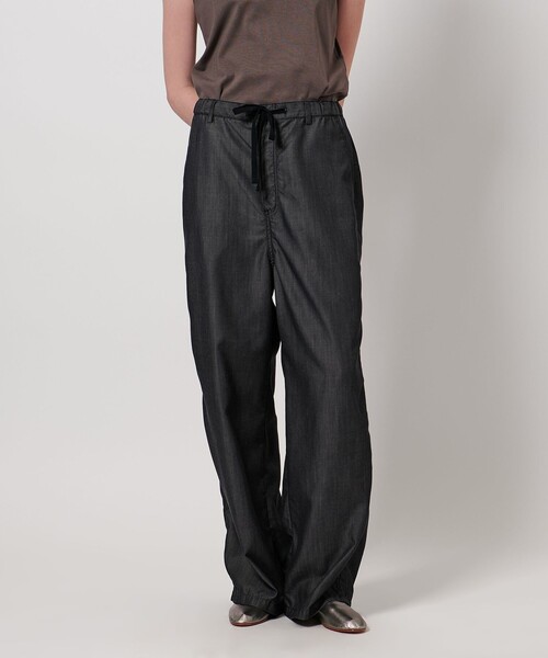 ASTRAET（アストラット）の「＜ASTRAET＞デニムライク イージー ワイドパンツ（その他パンツ・レディース・ブラック/ネイビー・00/0/1）」の2枚目の写真