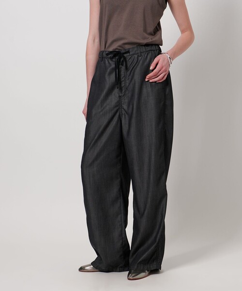 ASTRAET（アストラット）の「＜ASTRAET＞デニムライク イージー ワイドパンツ（その他パンツ・レディース・ブラック/ネイビー・00/0/1）」の7枚目の写真