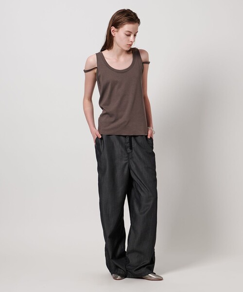 ASTRAET（アストラット）の「＜ASTRAET＞デニムライク イージー ワイドパンツ（その他パンツ・レディース・ブラック/ネイビー・00/0/1）」の8枚目の写真