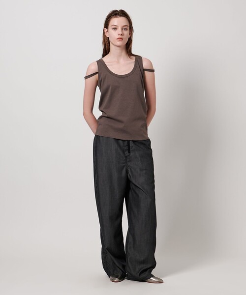 ASTRAET（アストラット）の「＜ASTRAET＞デニムライク イージー ワイドパンツ（その他パンツ・レディース・ブラック/ネイビー・00/0/1）」の9枚目の写真