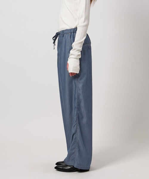 ASTRAET（アストラット）の「＜ASTRAET＞デニムライク イージー ワイドパンツ（その他パンツ・レディース・ブラック/ネイビー・00/0/1）」の12枚目の写真
