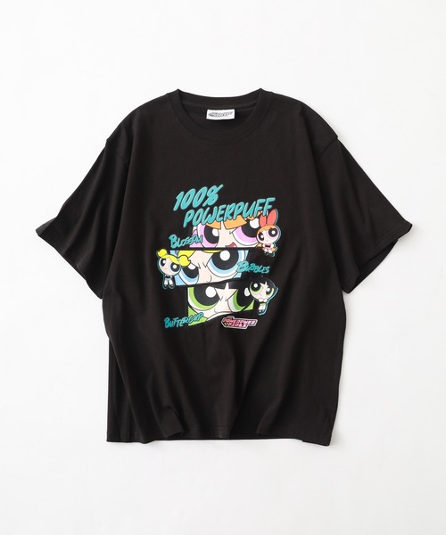 FUNALIVE(ファンアライブ)の「Powerpuff Girls パワーパフガールズ ピグメントWASH/プリント オーバーサイズTシャツ(Tシャツ/カットソー・メンズ・ブラック系4/ブラック系3/ブラック系2/ブラック系1/ホワイト系その他2/ホワイト系その他4/ブラック系その他2/ブラック系その他3/ホワイト系その他3/ホワイト系その他/ブラック系その他4/ブラック系その他・L/M/MEDIUM/LARGE)」の7枚目の写真
