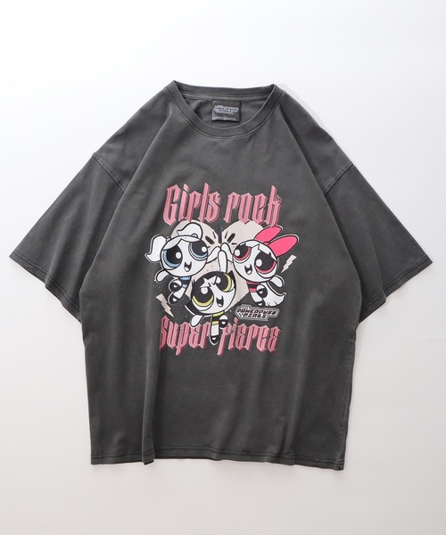 セール】Powerpuff Girls パワーパフガールズ ピグメントWASH オーバー