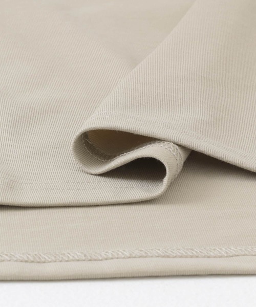 ITEMS URBANRESEARCH（アイテムズ アーバンリサーチ）の「刺繍フレンチTシャツ（Tシャツ/カットソー・レディース・ダークブラウン/ホワイト/ライトベージュ・FREE）」の8枚目の写真