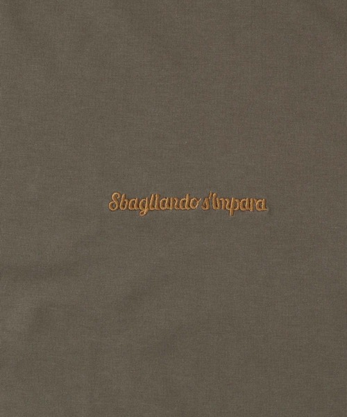 ITEMS URBANRESEARCH（アイテムズ アーバンリサーチ）の「刺繍フレンチTシャツ（Tシャツ/カットソー・レディース・ダークブラウン/ホワイト/ライトベージュ・FREE）」の7枚目の写真