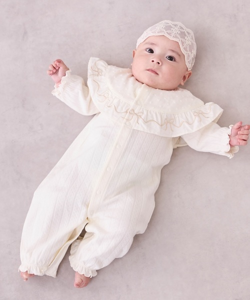 petit main(プティマイン)の「レースヘアバンド(その他ベビー用品・キッズ・キナリ/アイボリー・F)」の3枚目の写真
