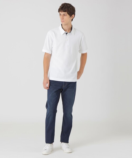 BLACK LABEL CRESTBRIDGE(ブラックレーベル・クレストブリッジ)の「ワンダーシェイプウォッシュドデニムパンツ(デニムパンツ・メンズ・ブルー・XL/L/M/S)」の2枚目の写真