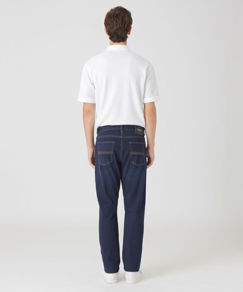 BLACK LABEL CRESTBRIDGE(ブラックレーベル・クレストブリッジ)の「ワンダーシェイプウォッシュドデニムパンツ(デニムパンツ・メンズ・ブルー・XL/L/M/S)」の4枚目の写真