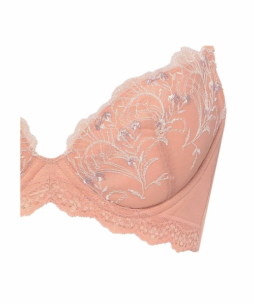 AMOSTYLE BY Triumph（アモスタイルバイトリンプ）の「脇高ブラ ブラ＆ショーツセット ボタニカルモザイク【C,Dカップ】 AMST1529 WHU + Hikini JX（ブラ&ショーツ・レディース・ベージュ/グリーン/ホワイト/ピンク・C65/C70/C75/D65/D70/D75）」の14枚目の写真