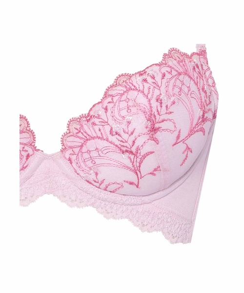 AMOSTYLE BY Triumph（アモスタイルバイトリンプ）の「脇高ブラ ブラ＆ショーツセット ボタニカルモザイク【C,Dカップ】 AMST1529 WHU + Hikini JX（ブラ&ショーツ・レディース・ベージュ/グリーン/ホワイト/ピンク・C65/C70/C75/D65/D70/D75）」の16枚目の写真