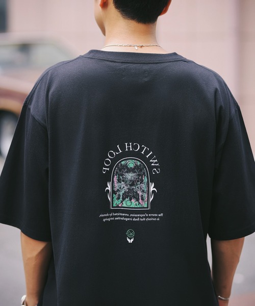 ZOZOTOWN限定】【Switch Loop】Organic cotton HALF SLEEVE TEE