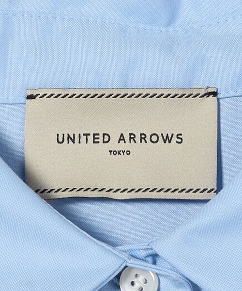 UNITED ARROWS(ユナイテッドアローズ)の「ミニフリル シャツ(シャツ/ブラウス・レディース・オフホワイト/ライトブルー/ネイビー・FREE)」の18枚目の写真