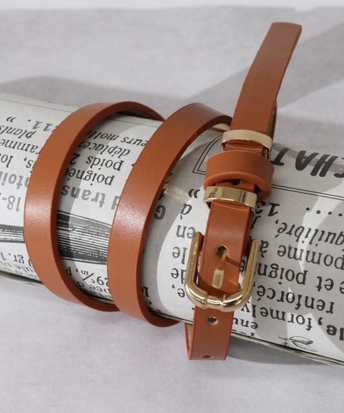 FUNALIVE（ファンアライブ）の「デザイン ベルト（ベルト・メンズ・ダークブラウン系/レオパード/ブラック系その他2/ブラウン系その他5/ブラック系その他/ブラック系その他3/ブラック系その他5/ブラウン系その他2/レッド系その他2/ブラック系その他4・FREE）」の2枚目の写真