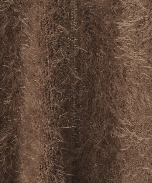 シャギーZIPベスト 579528（ベスト）｜LOWRYS FARM（ローリーズ