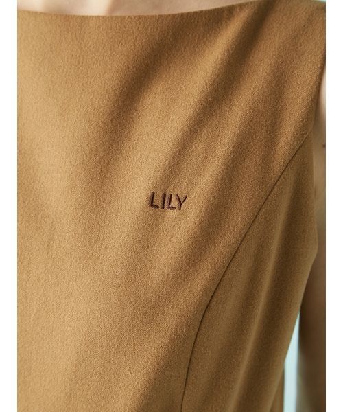 LILY BROWN（リリーブラウン）の「ベルト付きミニロンパース（つなぎ